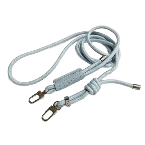 Adjusted length lanyard with embossed logo